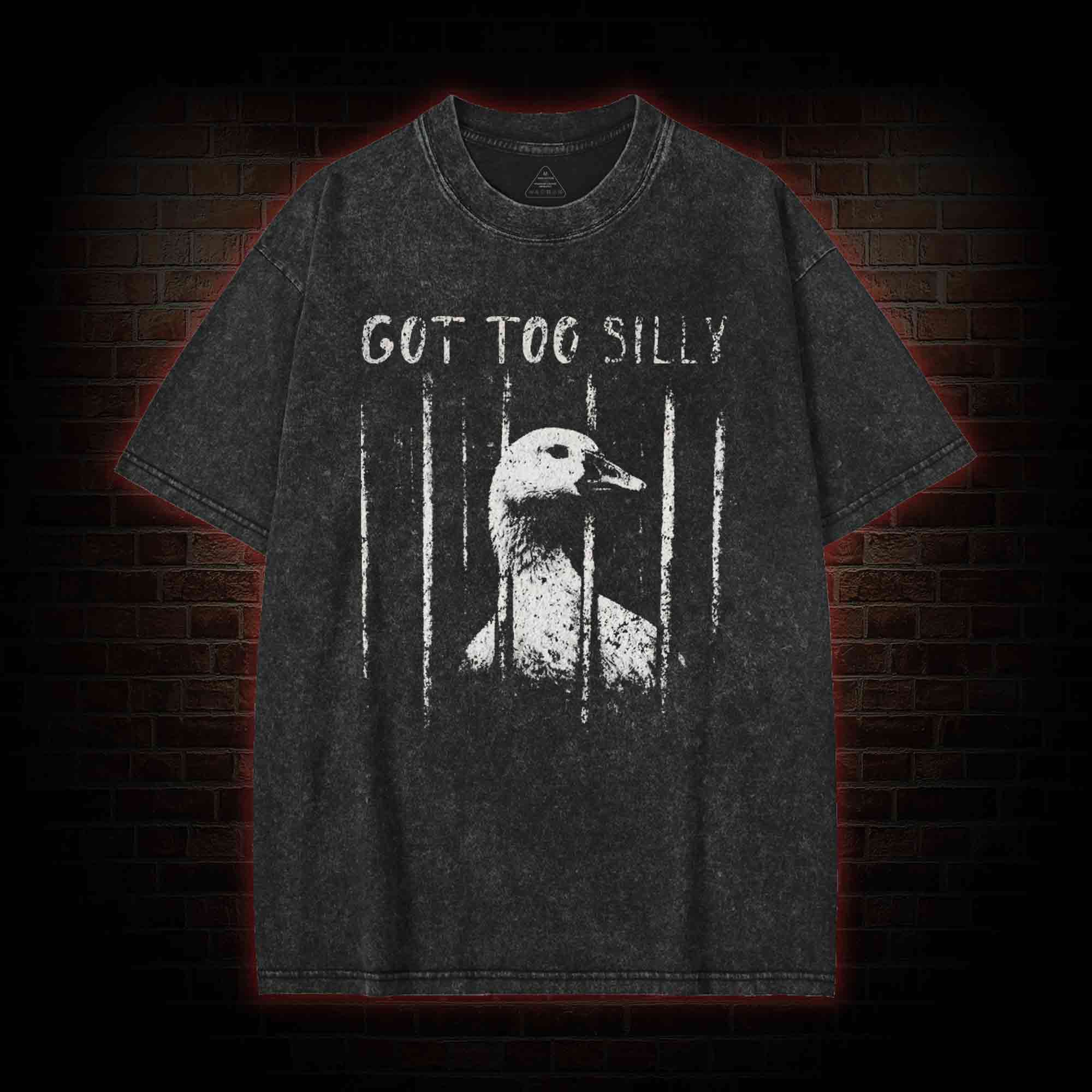 Got Too Silly Washed T-shirt