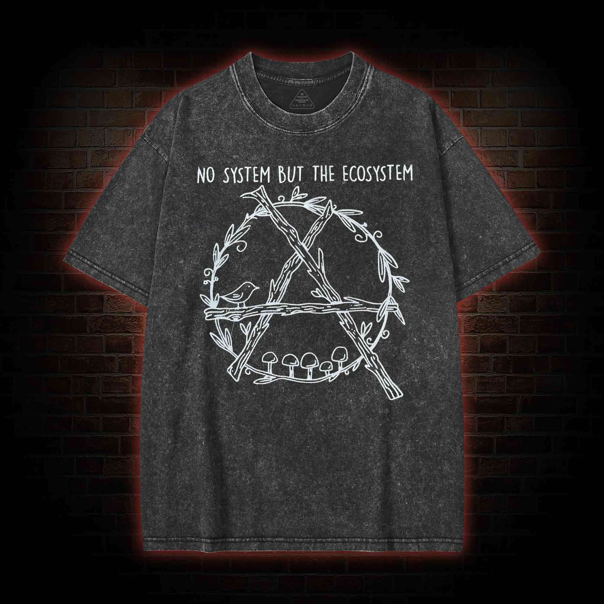 No System but the Ecosystem Washed T-shirt