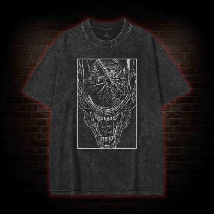 Facehugger Washed T-shirt