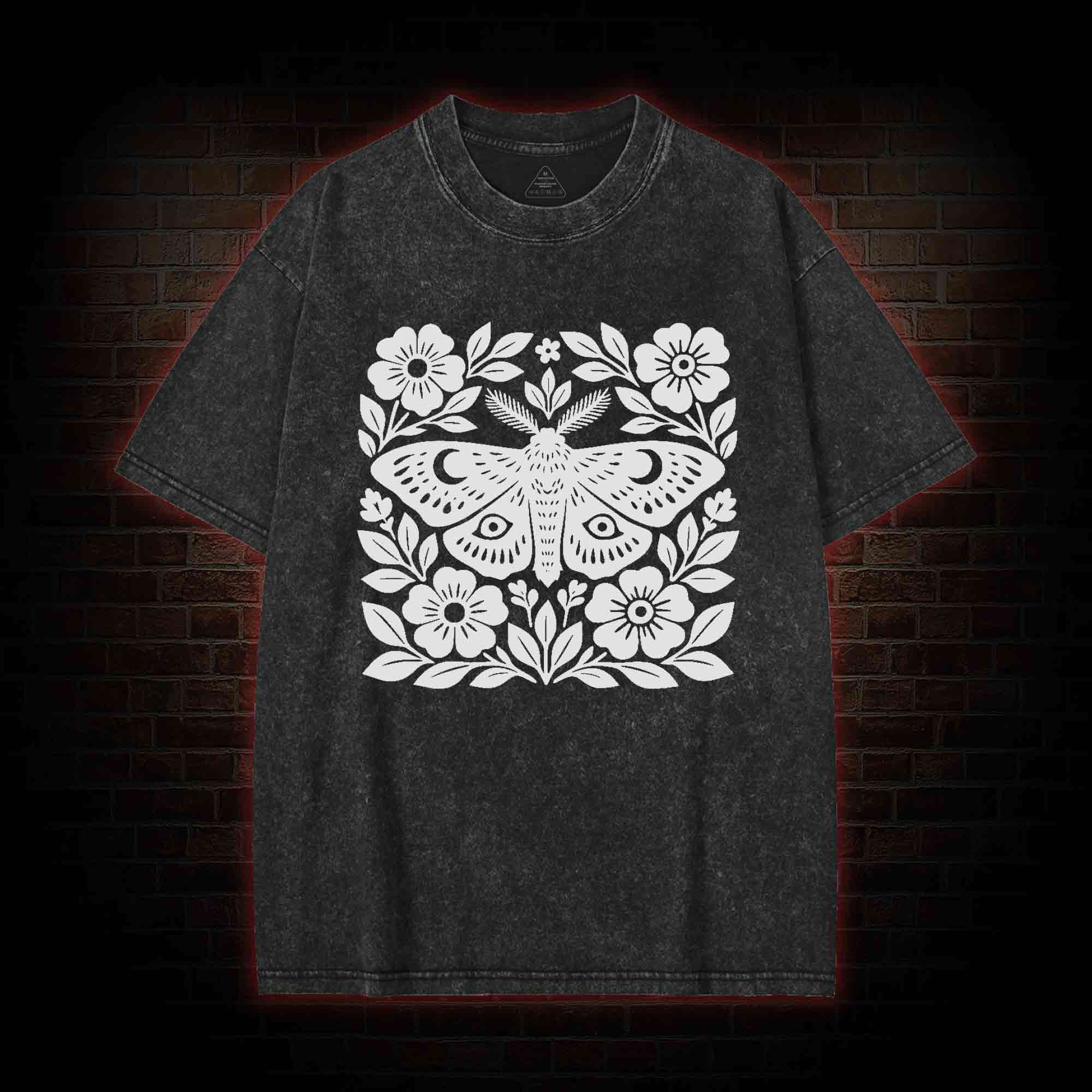 Moth Block Washed T-shirt