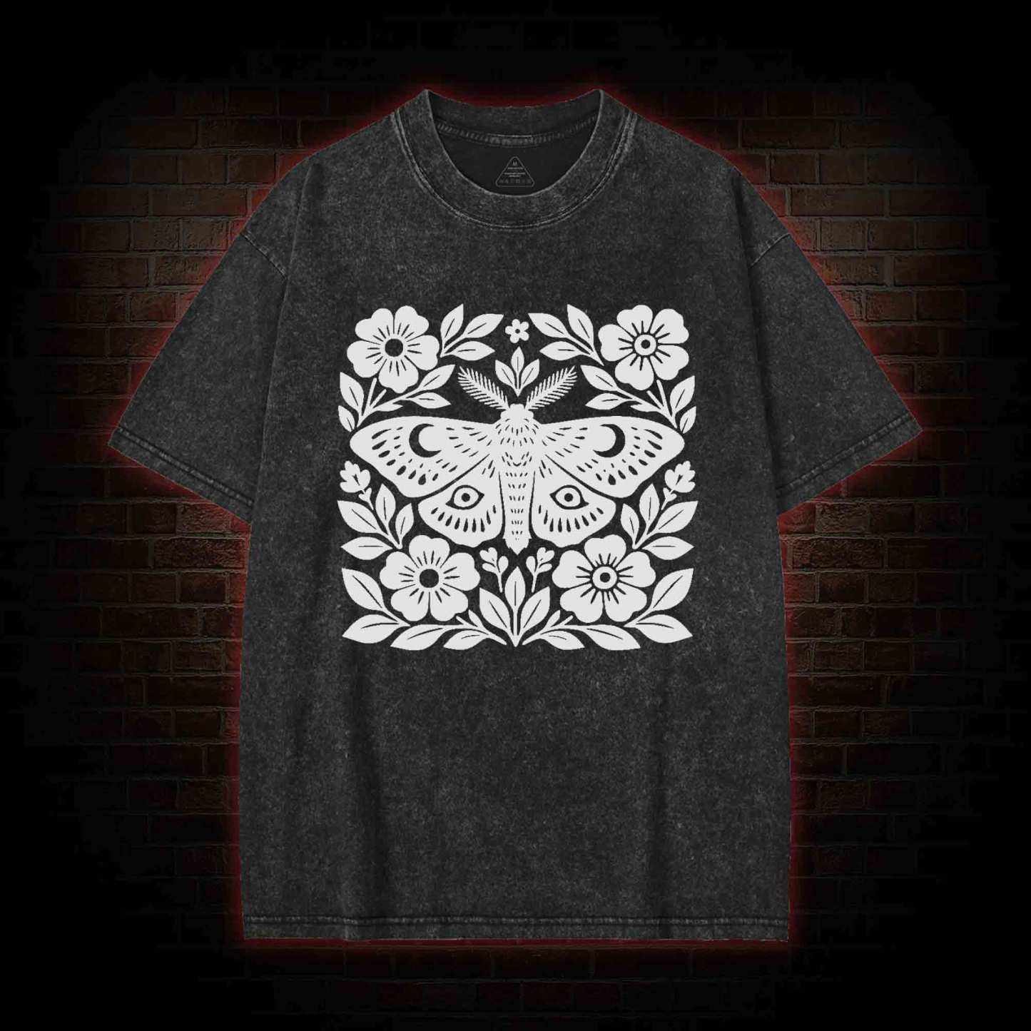 Moth Block Washed T-shirt