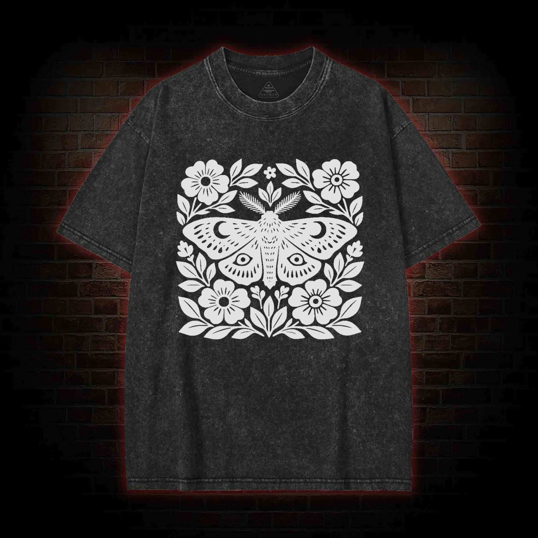 Moth Block Washed T-shirt