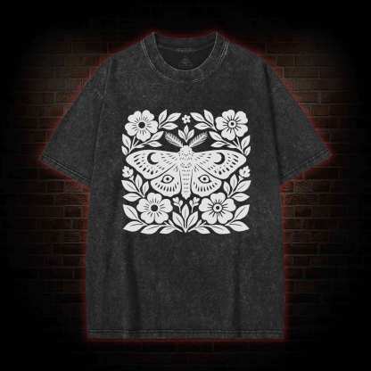 Moth Block Washed T-shirt
