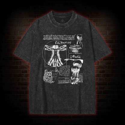 Anatomical Sketch Washed T-shirt