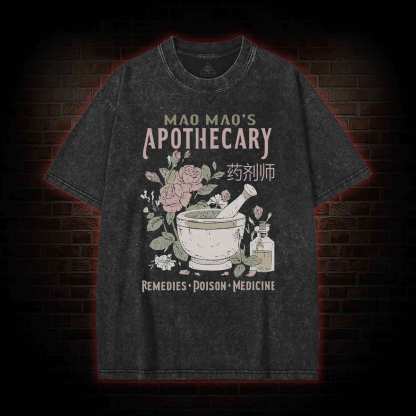 Remedies Poison Medicine Washed T-shirt