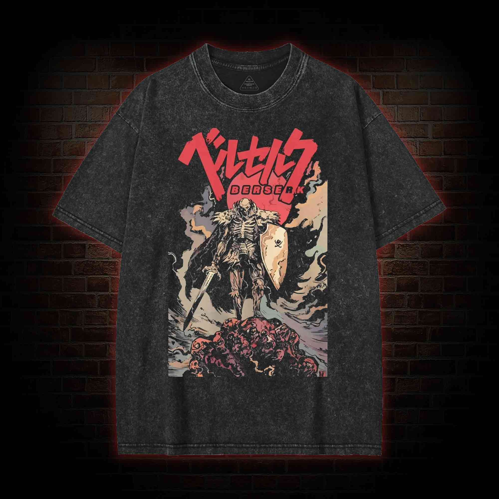 Skull Knight Washed T-shirt