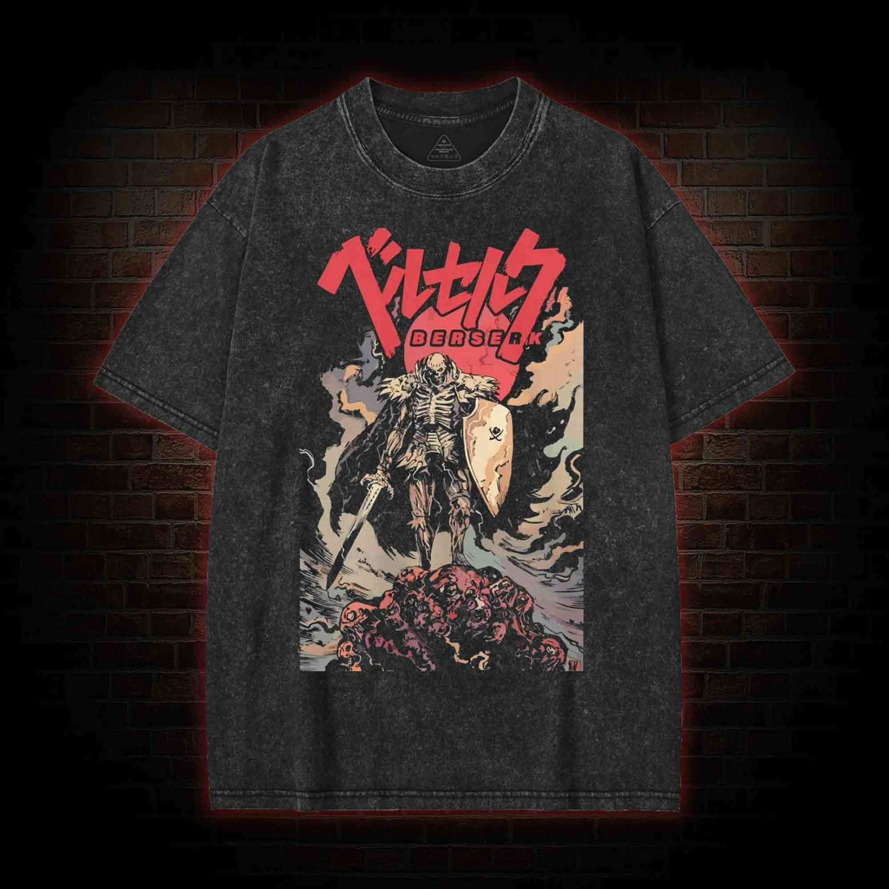 Skull Knight Washed T-shirt