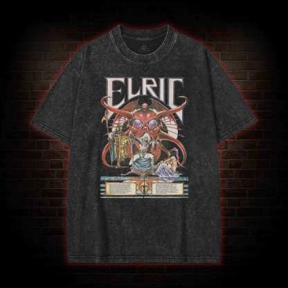 Blood and Souls for My Lord Arioch Washed T-shirt