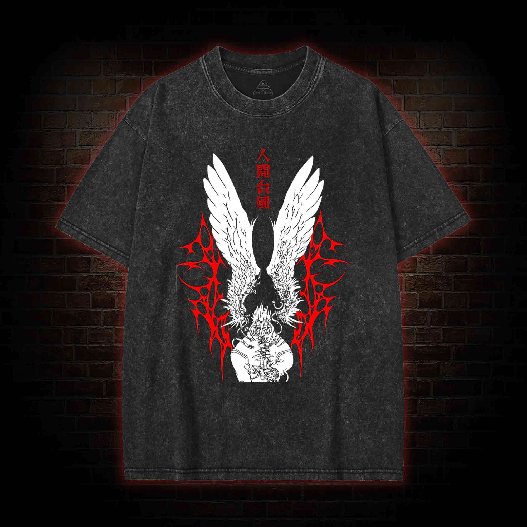 This World is Made of Love and Peace Washed T-shirt