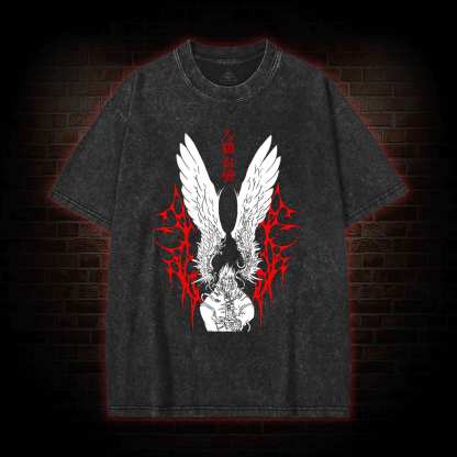 This World is Made of Love and Peace Washed T-shirt