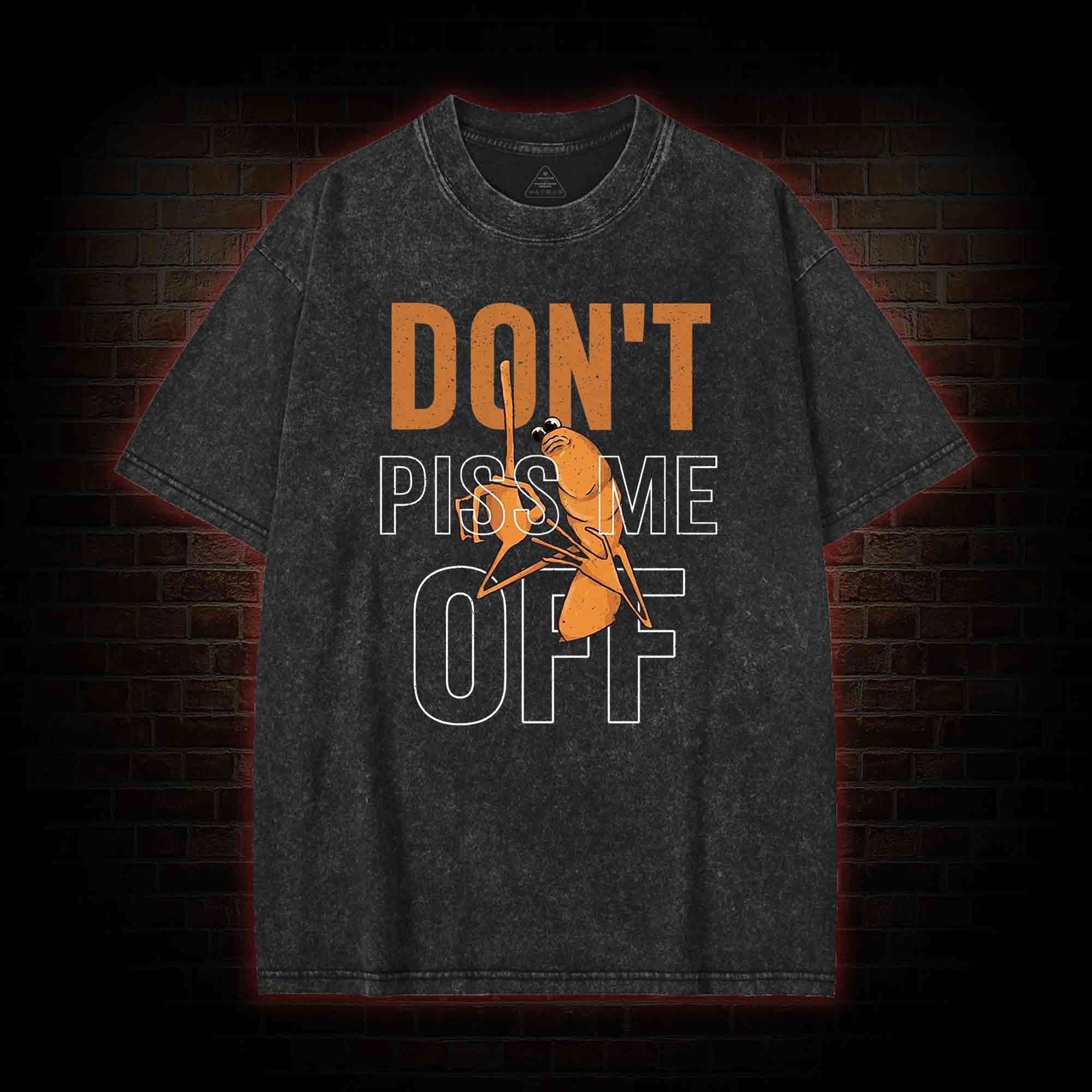 Don't Piss Me Off Washed T-shirt