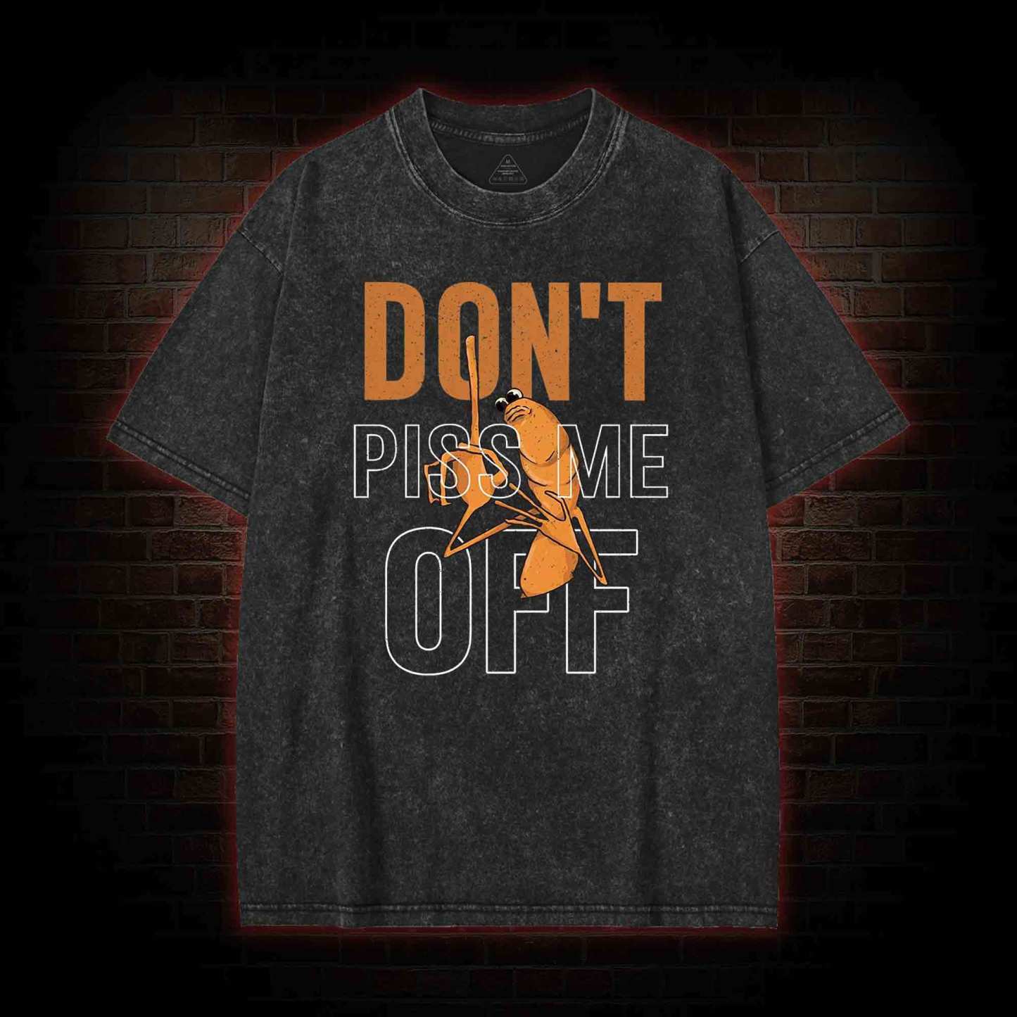 Don't Piss Me Off Washed T-shirt