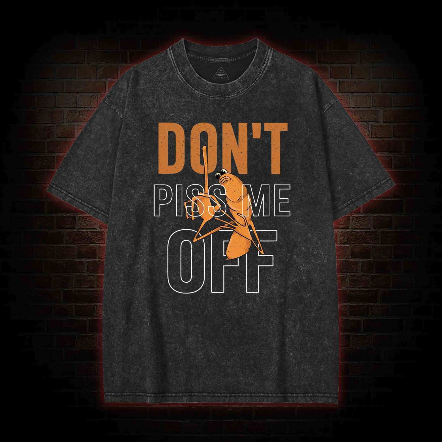 Don't Piss Me Off Washed T-shirt