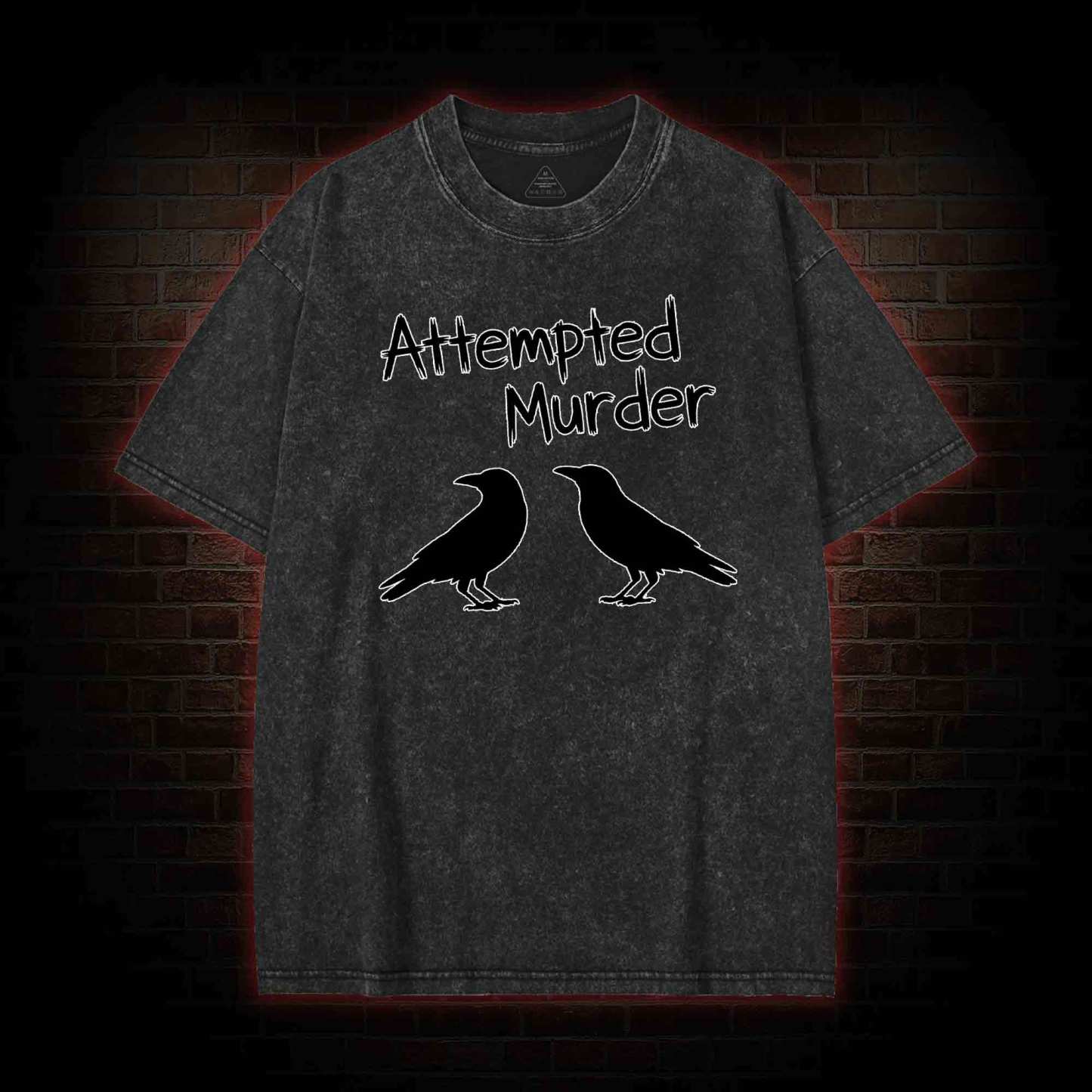 Attempted Murder Washed T-shirt