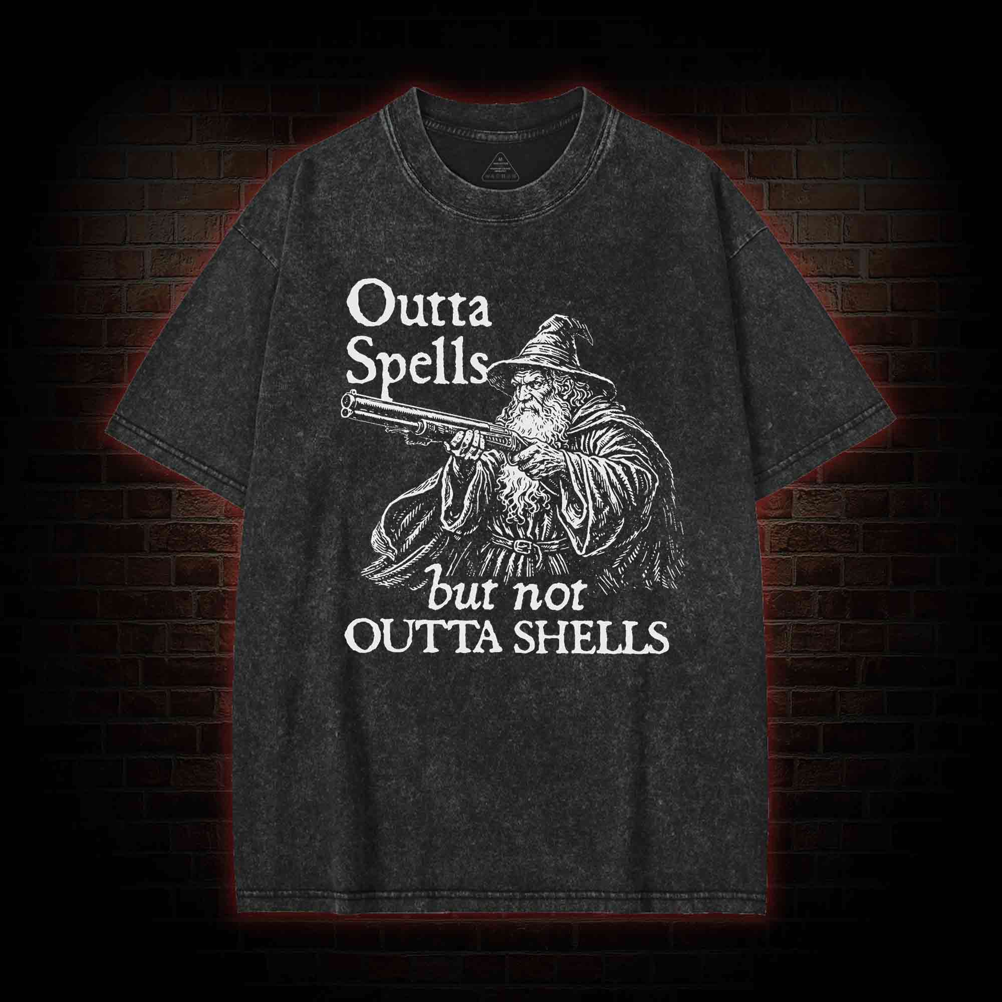 Wizard Gun Washed T-shirt