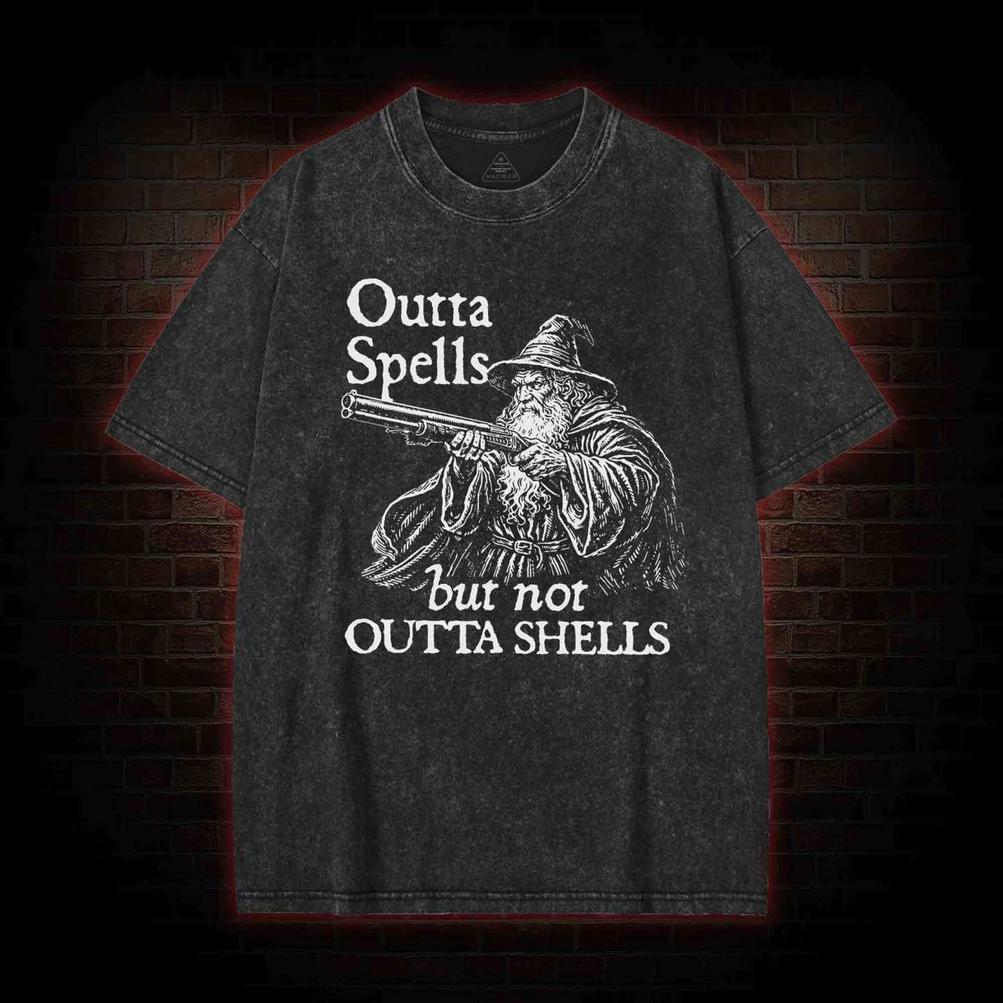 Wizard Gun Washed T-shirt