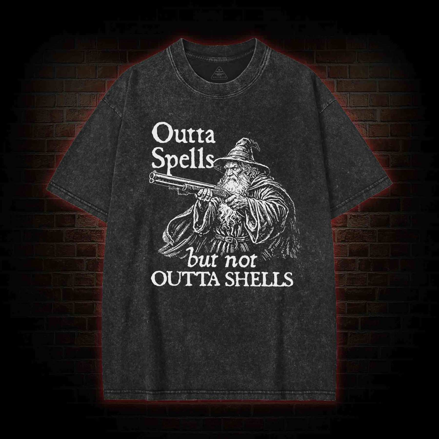 Wizard Gun Washed T-shirt