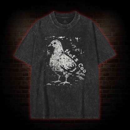 Pigeon Meme Washed T-shirt