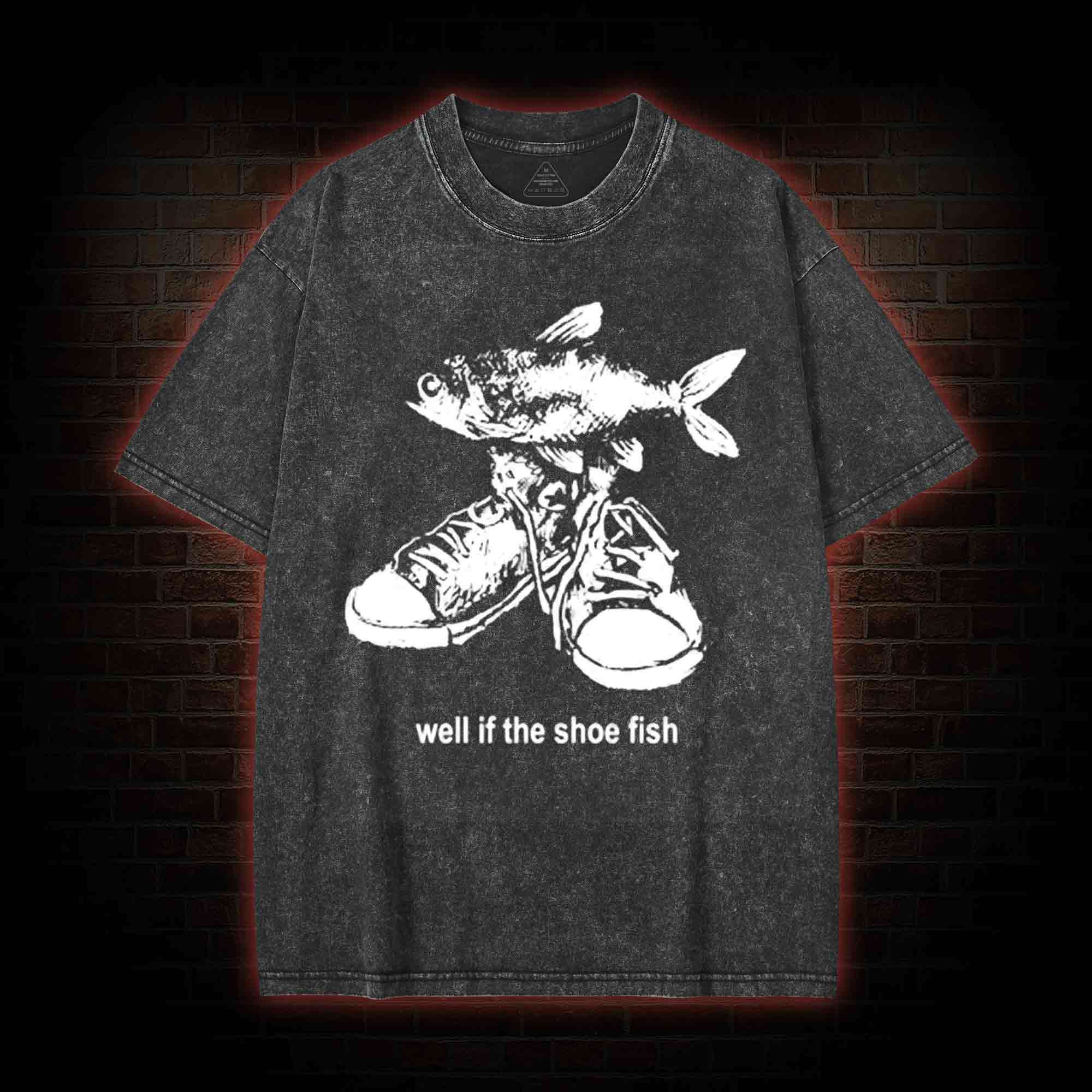 Well if the Shoe Fish Washed T-shirt