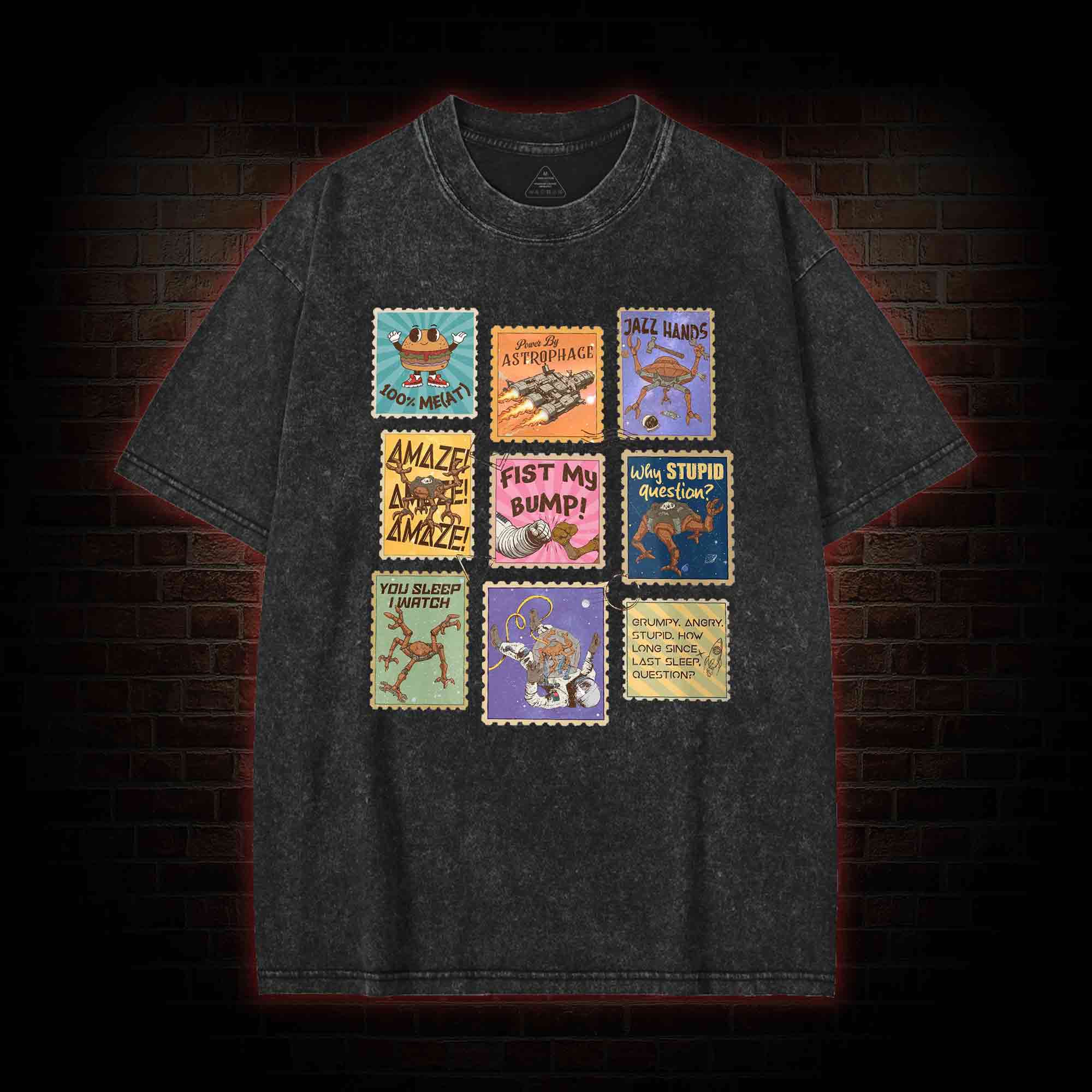 Why Stupid Question Washed T-shirt