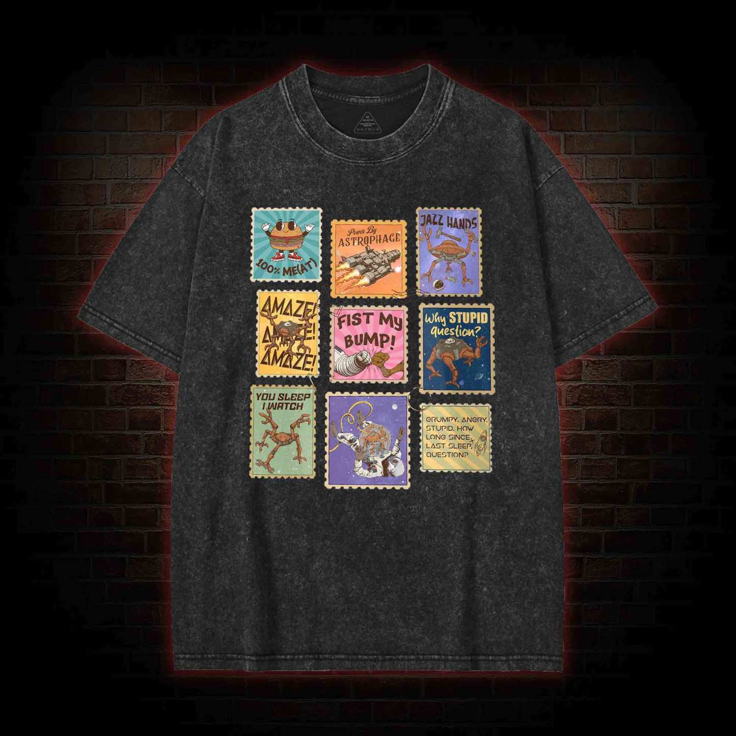 Why Stupid Question Washed T-shirt