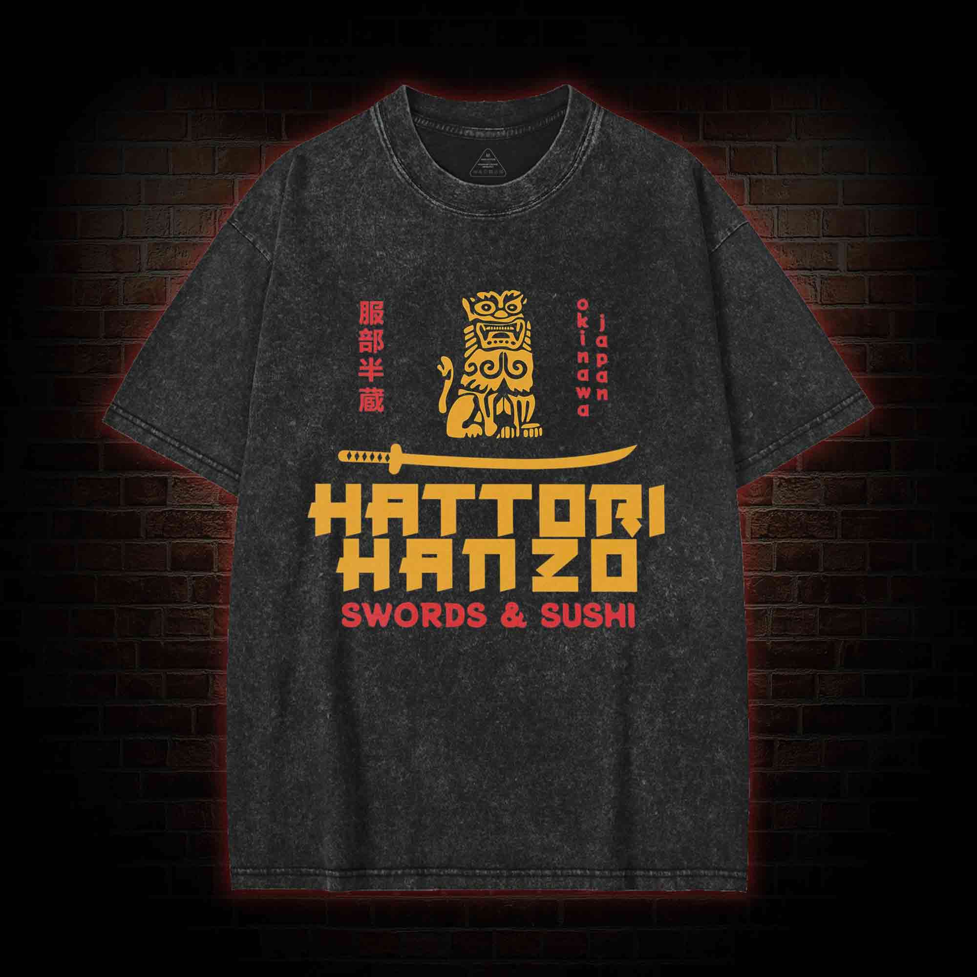 I Create Instruments of Death Washed T-shirt