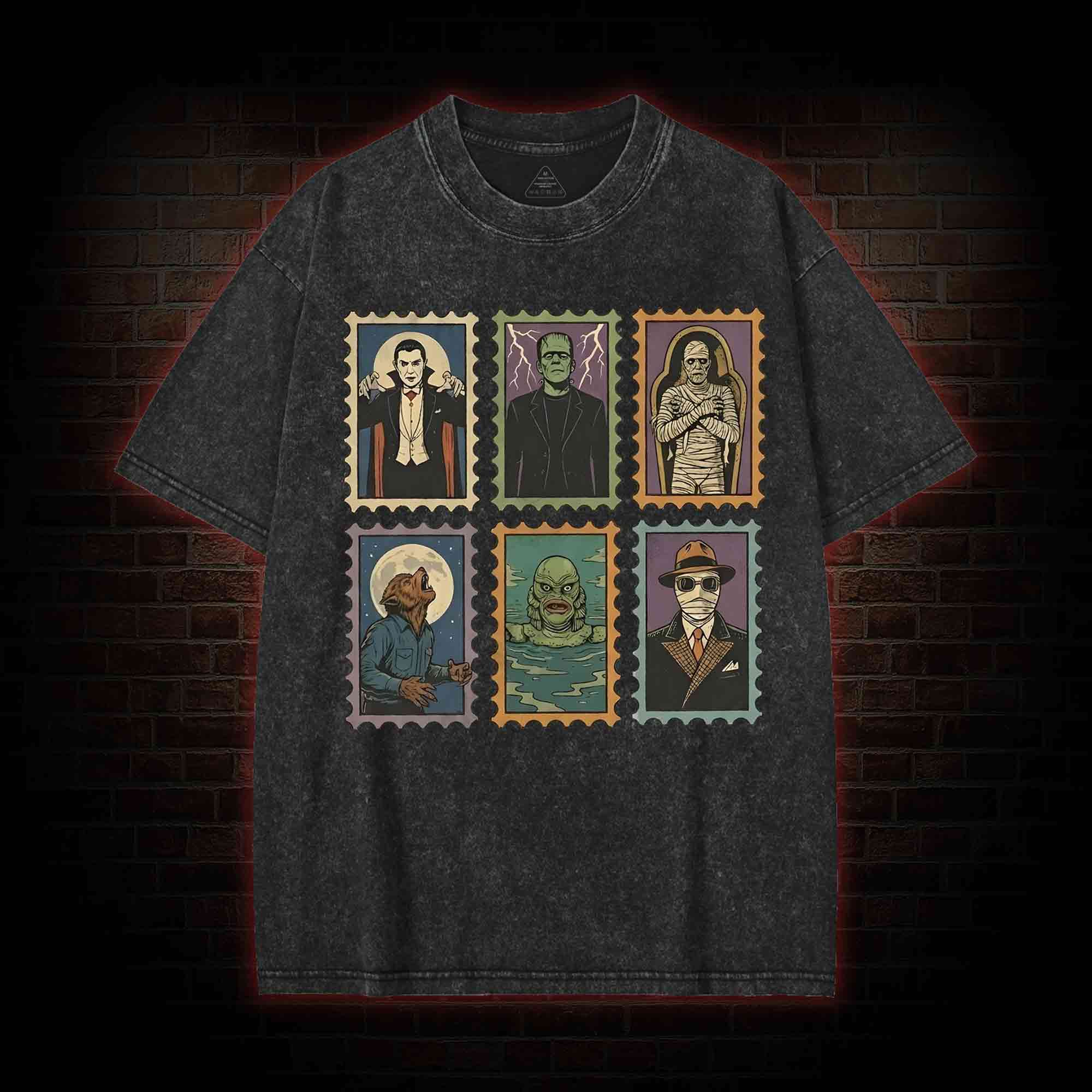 Monsters Washed T-shirt