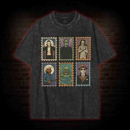 Monsters Washed T-shirt
