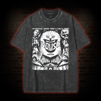 Psychedelic Horror from a Child's Mind Washed T-shirt