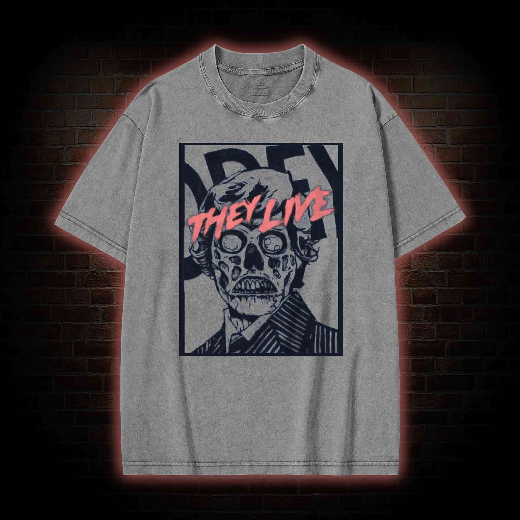 They Live Washed T-shirt
