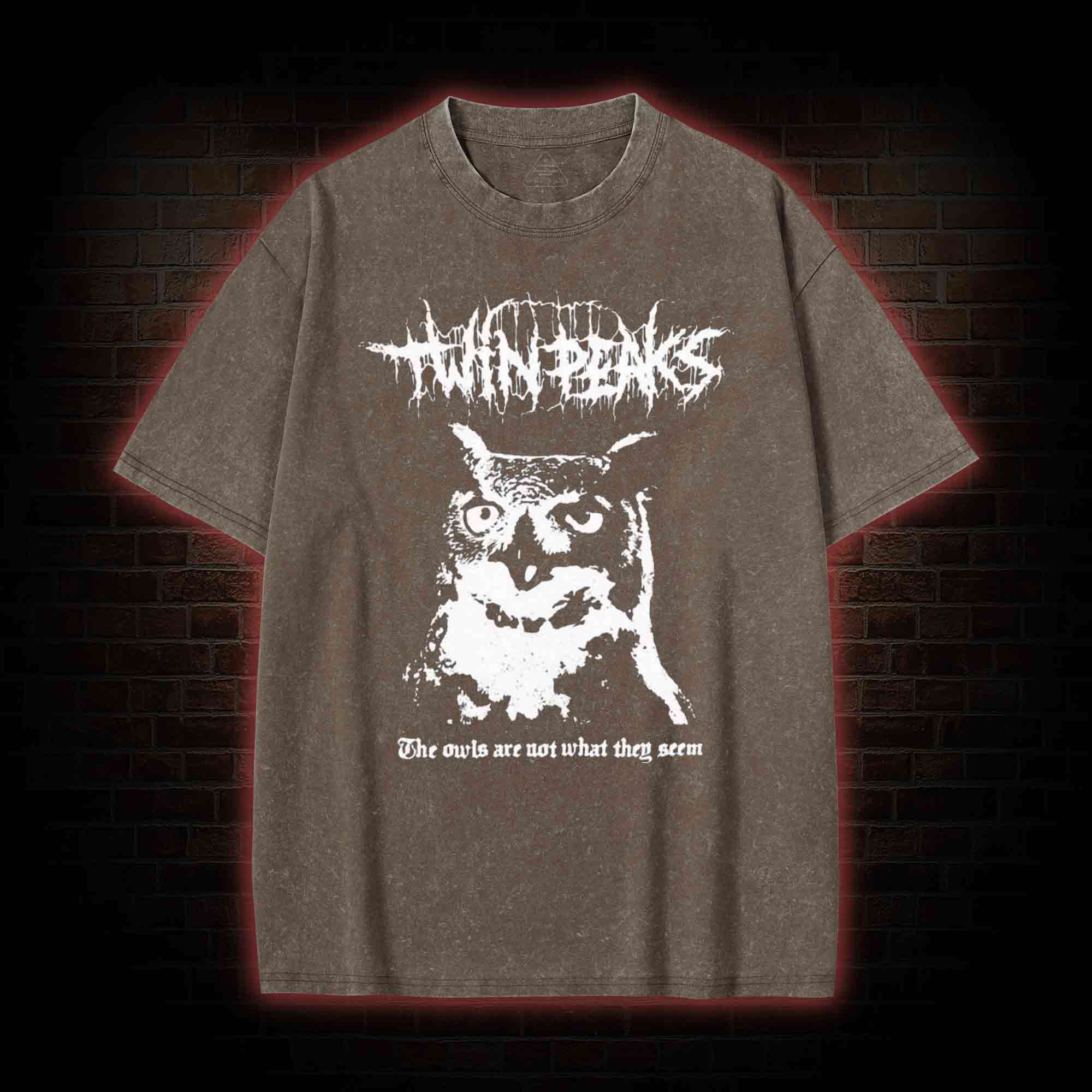 The Owls are Not What They Seem Washed T-shirt