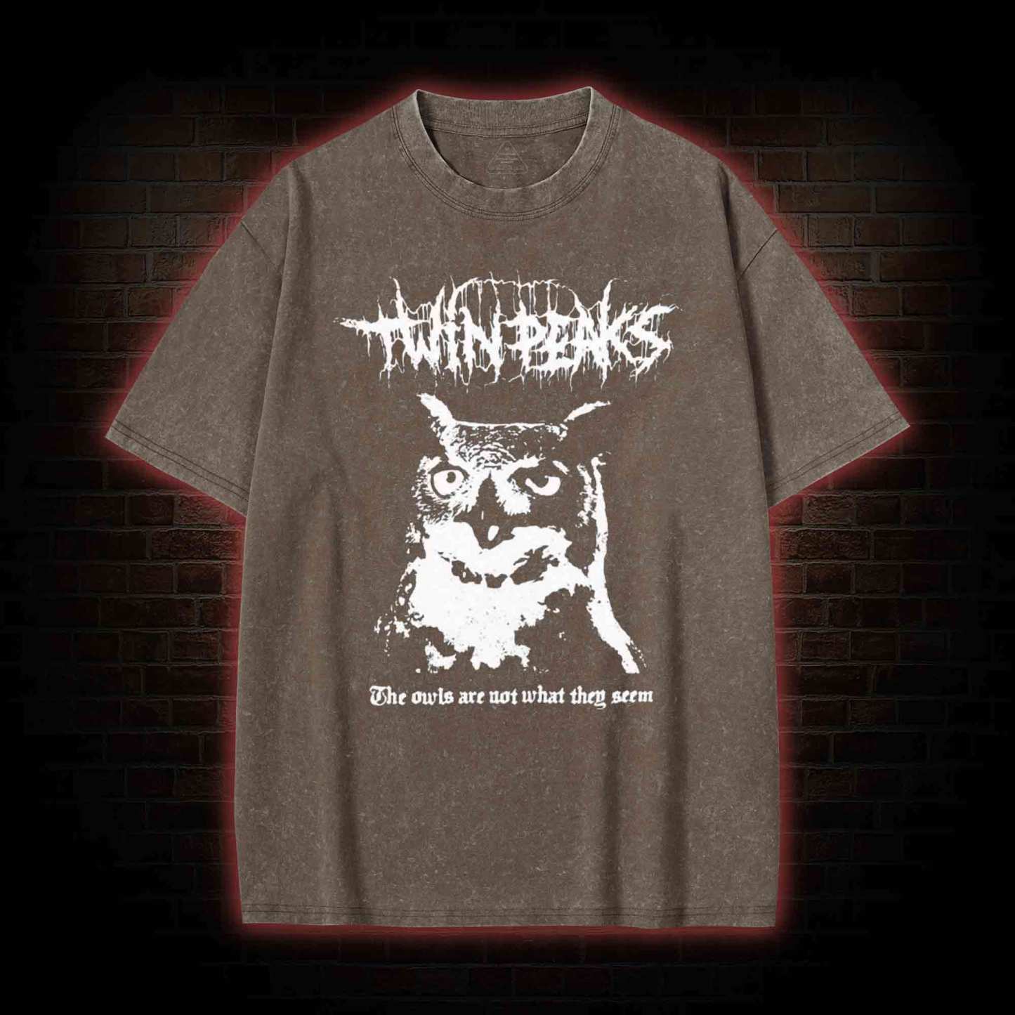 The Owls are Not What They Seem Washed T-shirt