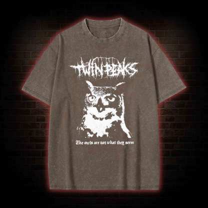 The Owls are Not What They Seem Washed T-shirt