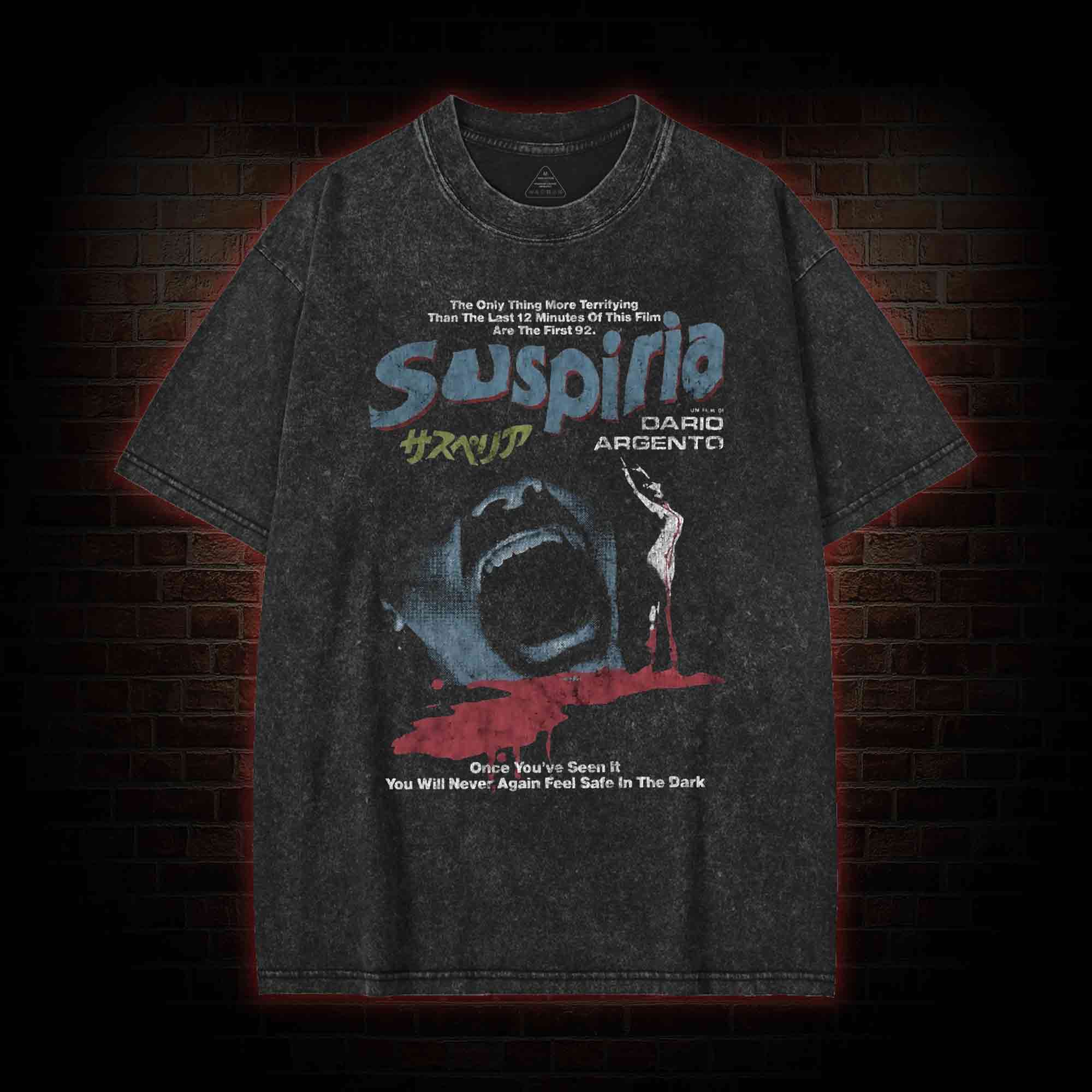 You will Never Again Feel Safe in the Dark Washed T-shirt