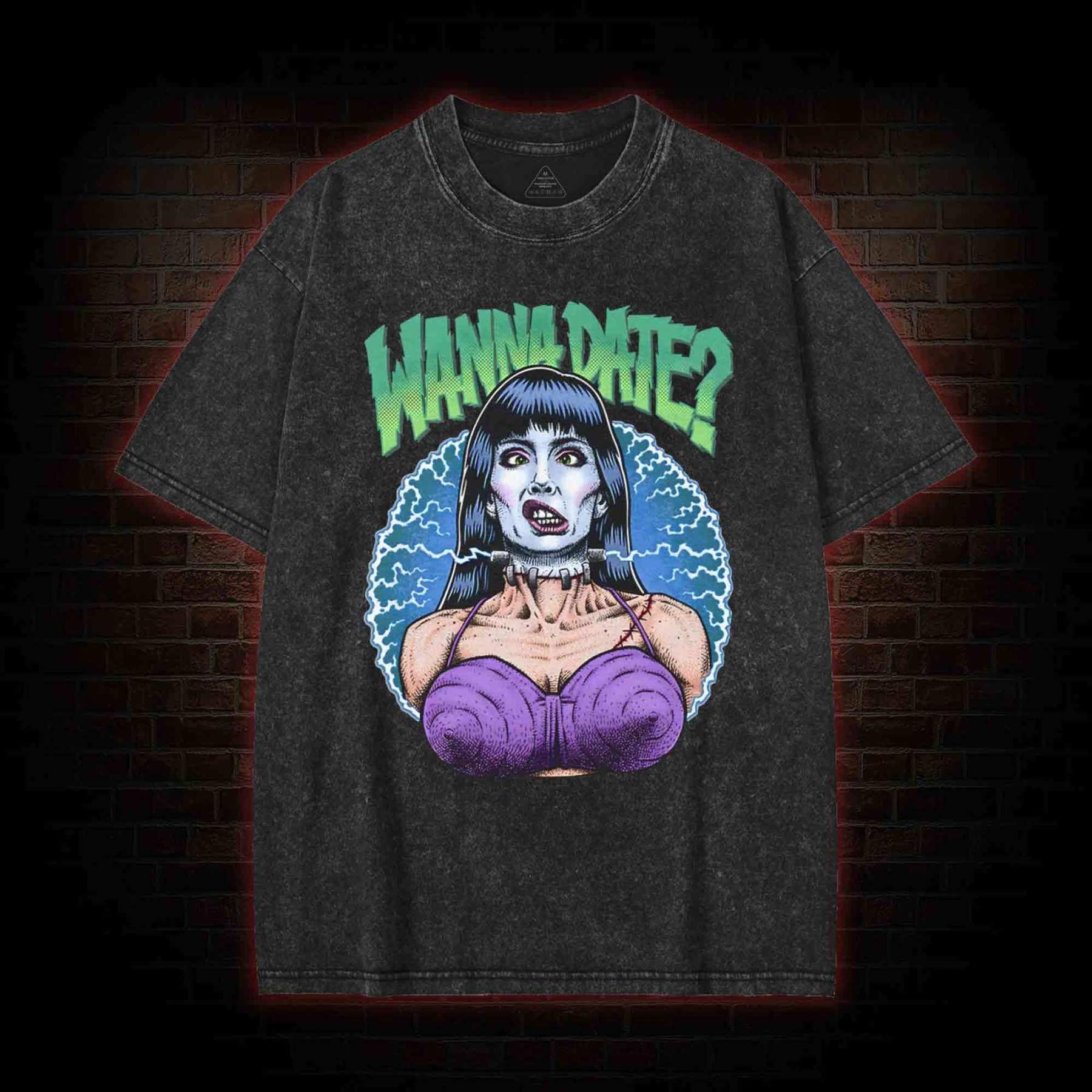 Wanna Date Washed T-shirt