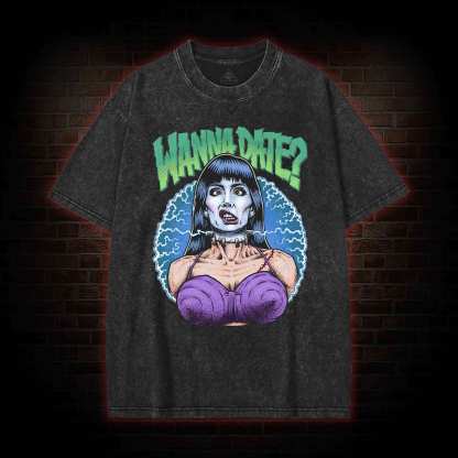 Wanna Date Washed T-shirt