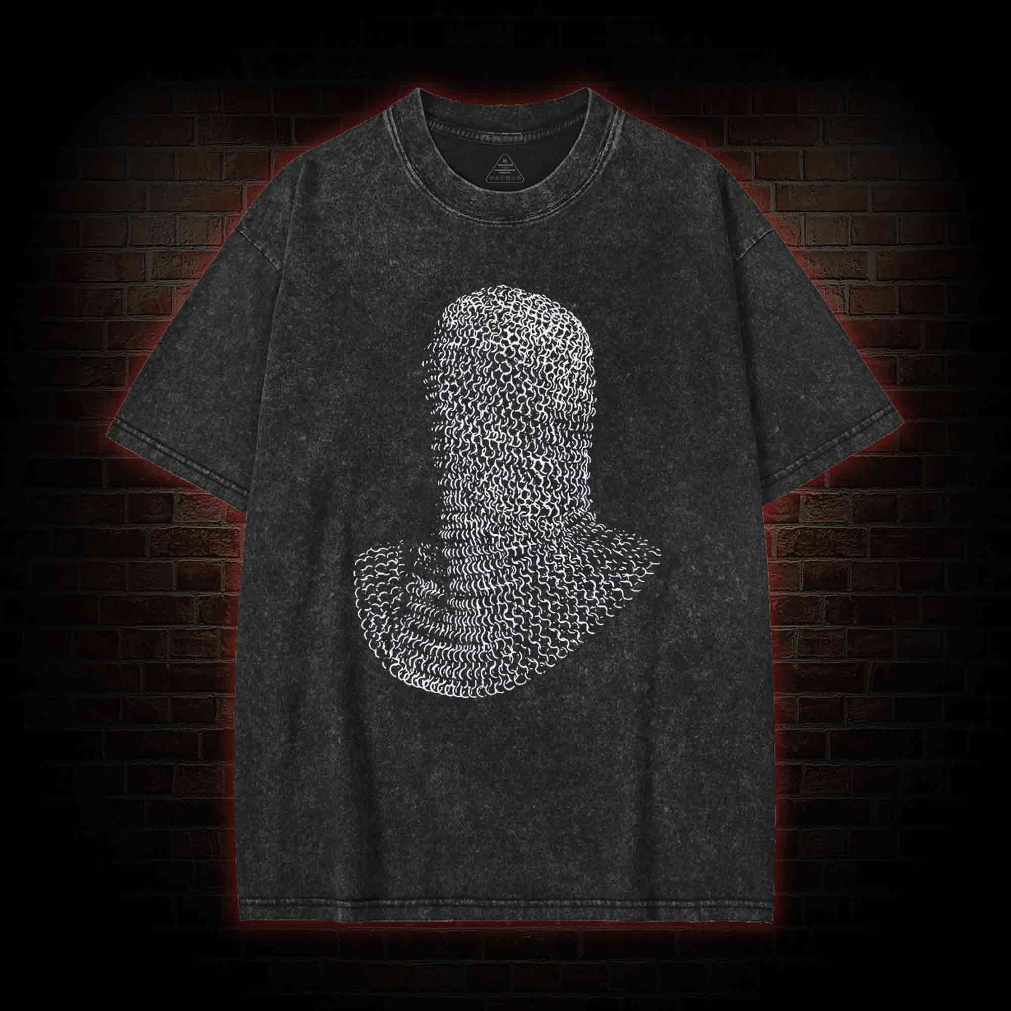 Vintage Knight Armor Washed T-shirt