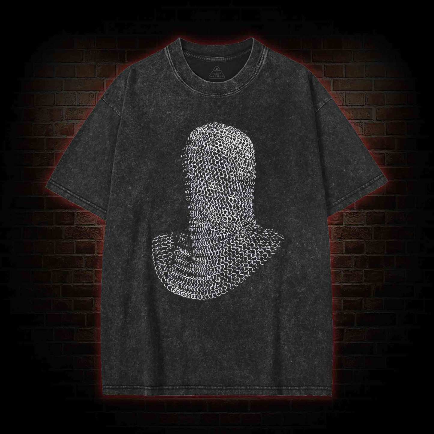 Vintage Knight Armor Washed T-shirt