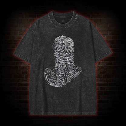 Vintage Knight Armor Washed T-shirt
