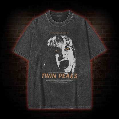 It is Happening Again Washed T-shirt