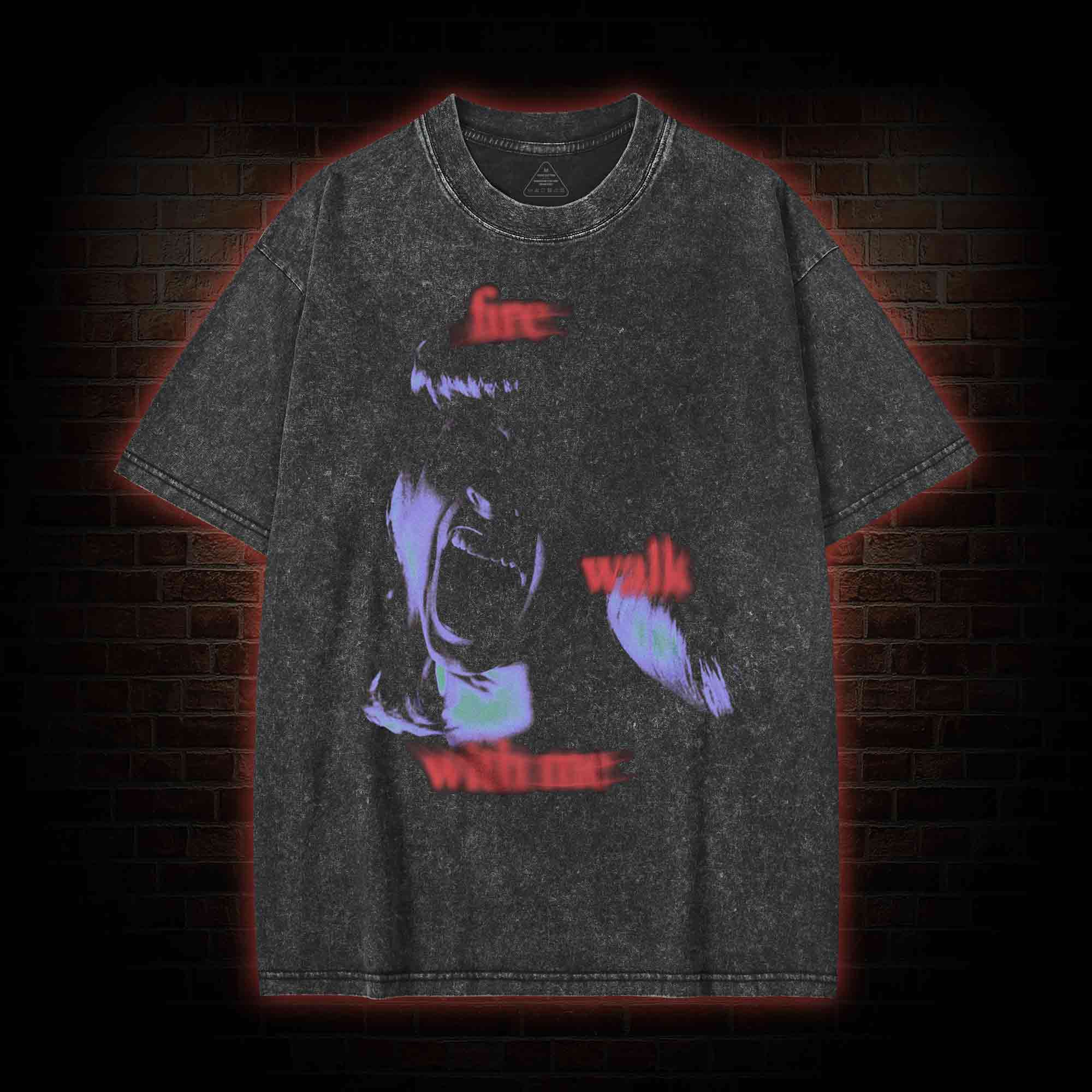 Fire Walk with Me Washed T-shirt