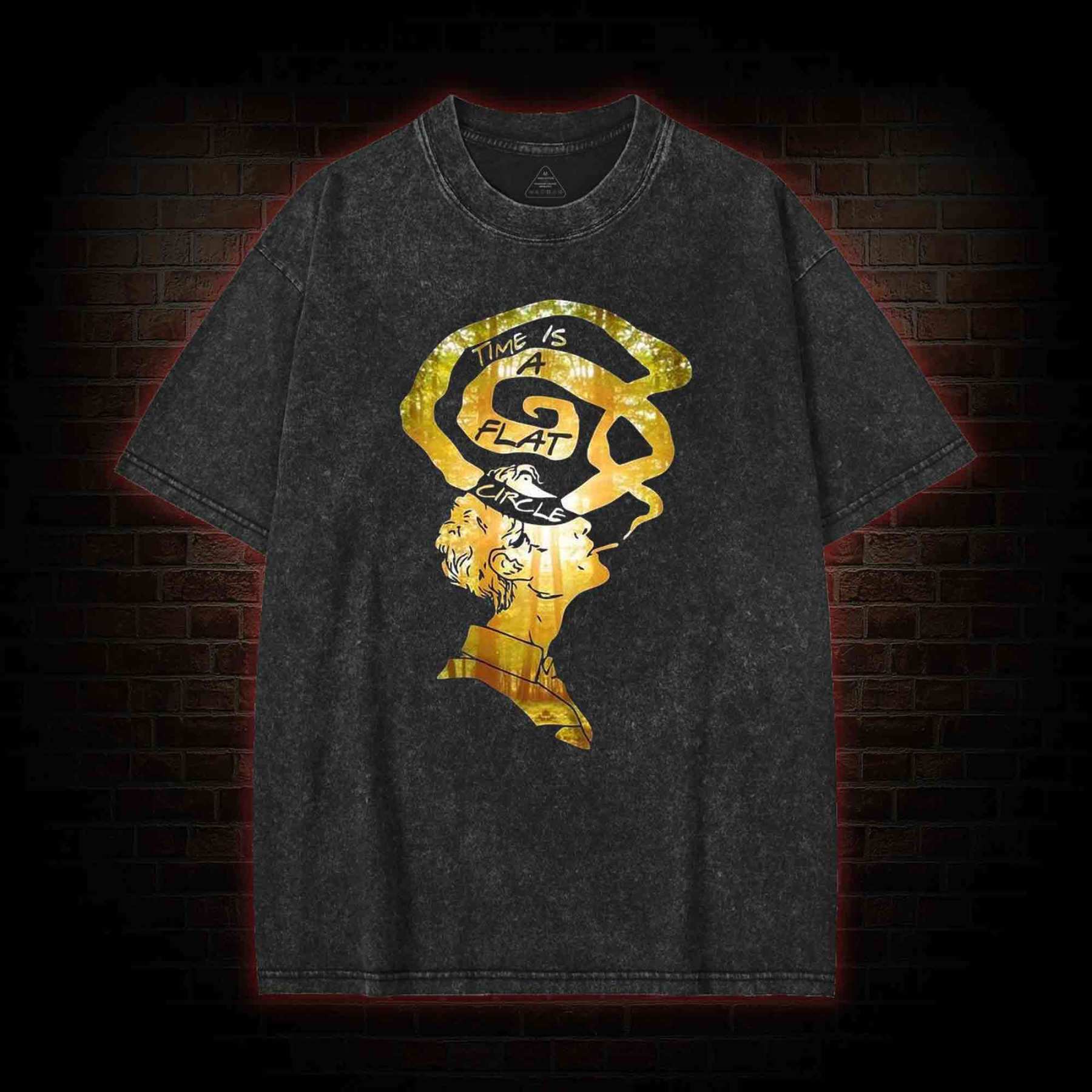 Time is a Flat Circle Washed T-shirt