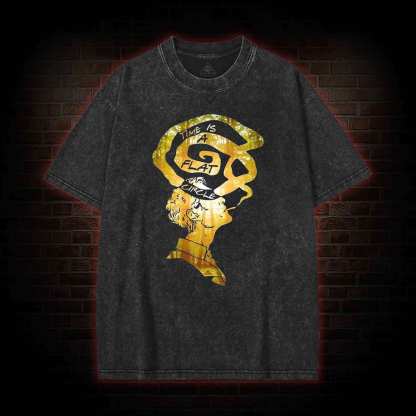 Time is a Flat Circle Washed T-shirt