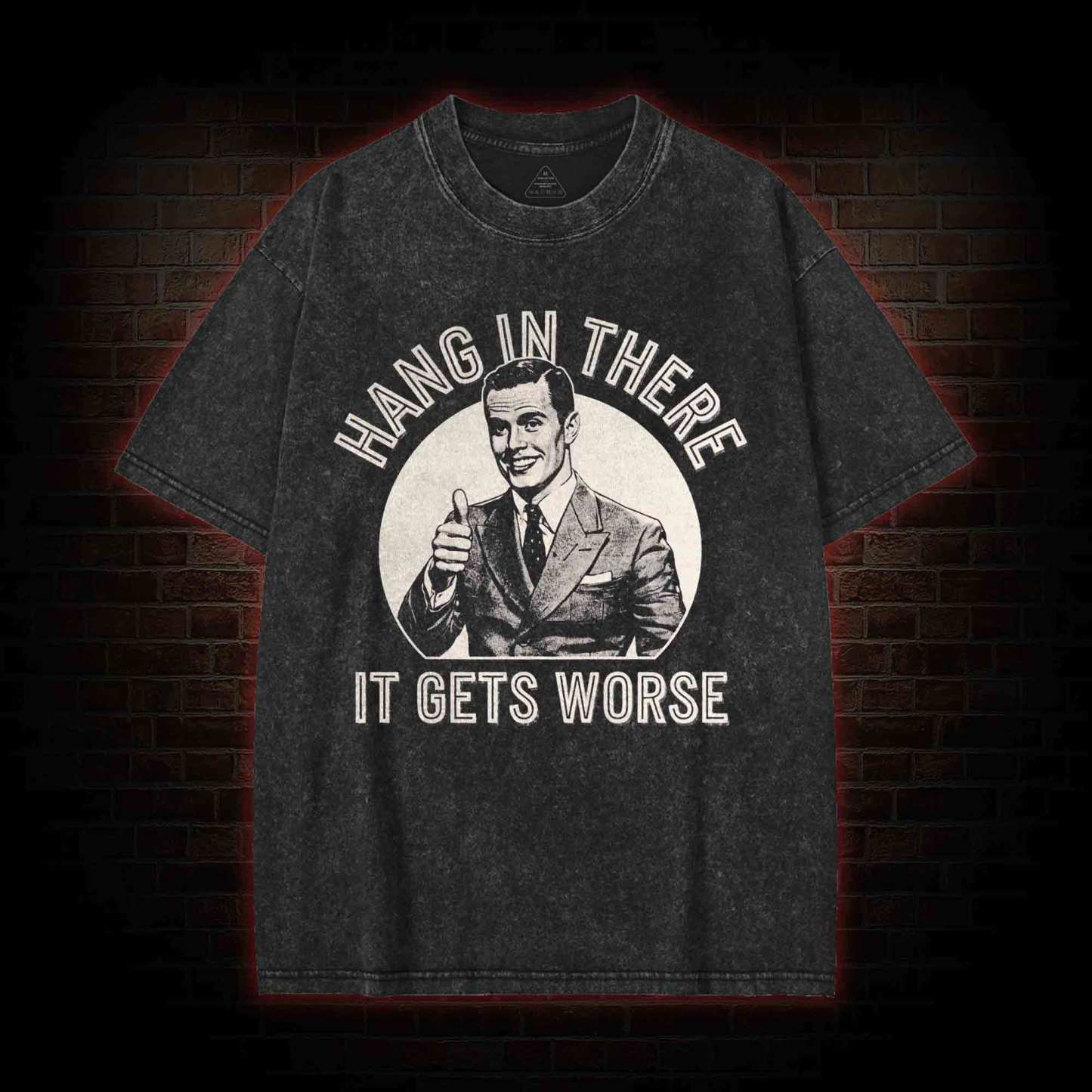 Hang in There Washed T-shirt