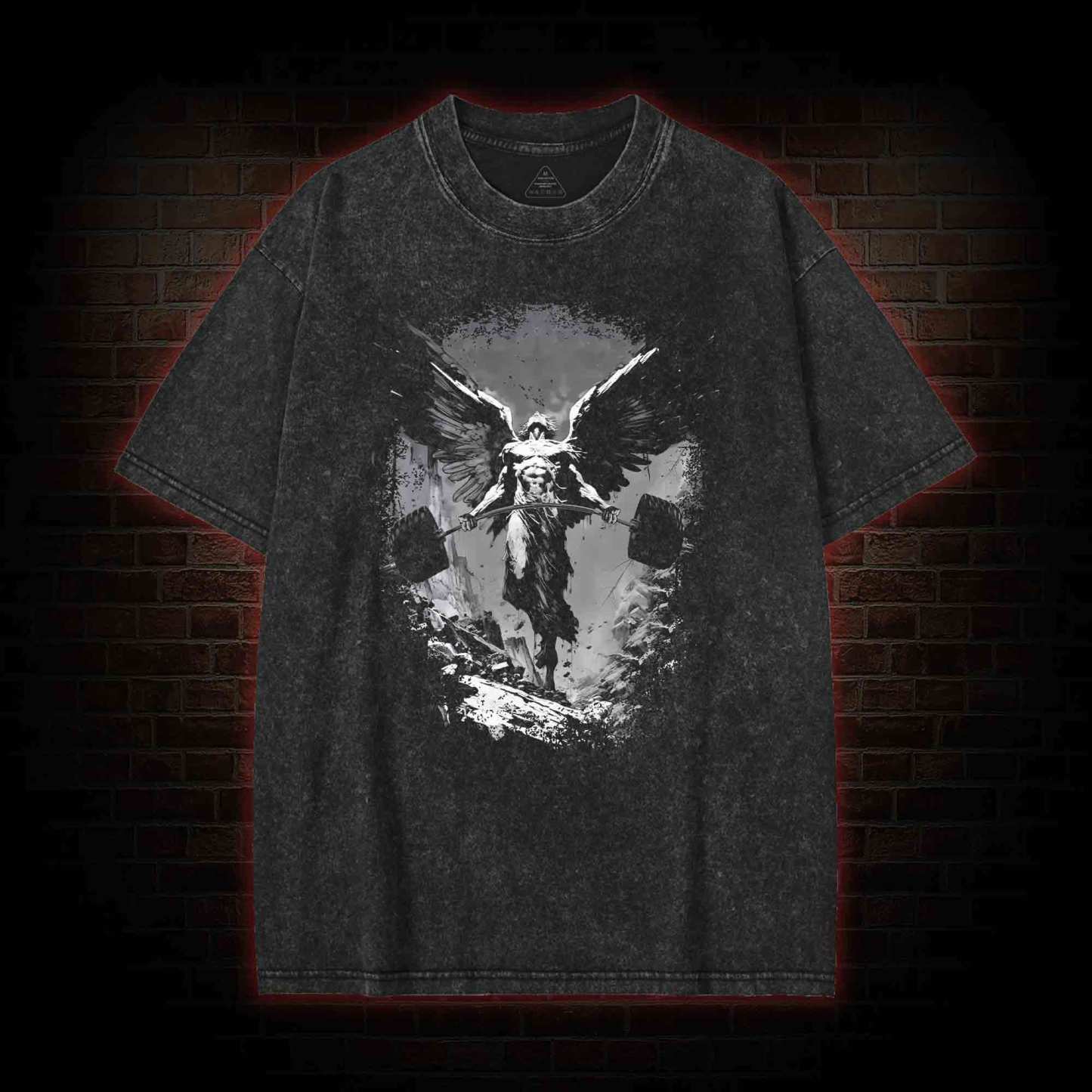Lift like a God Washed T-shirt