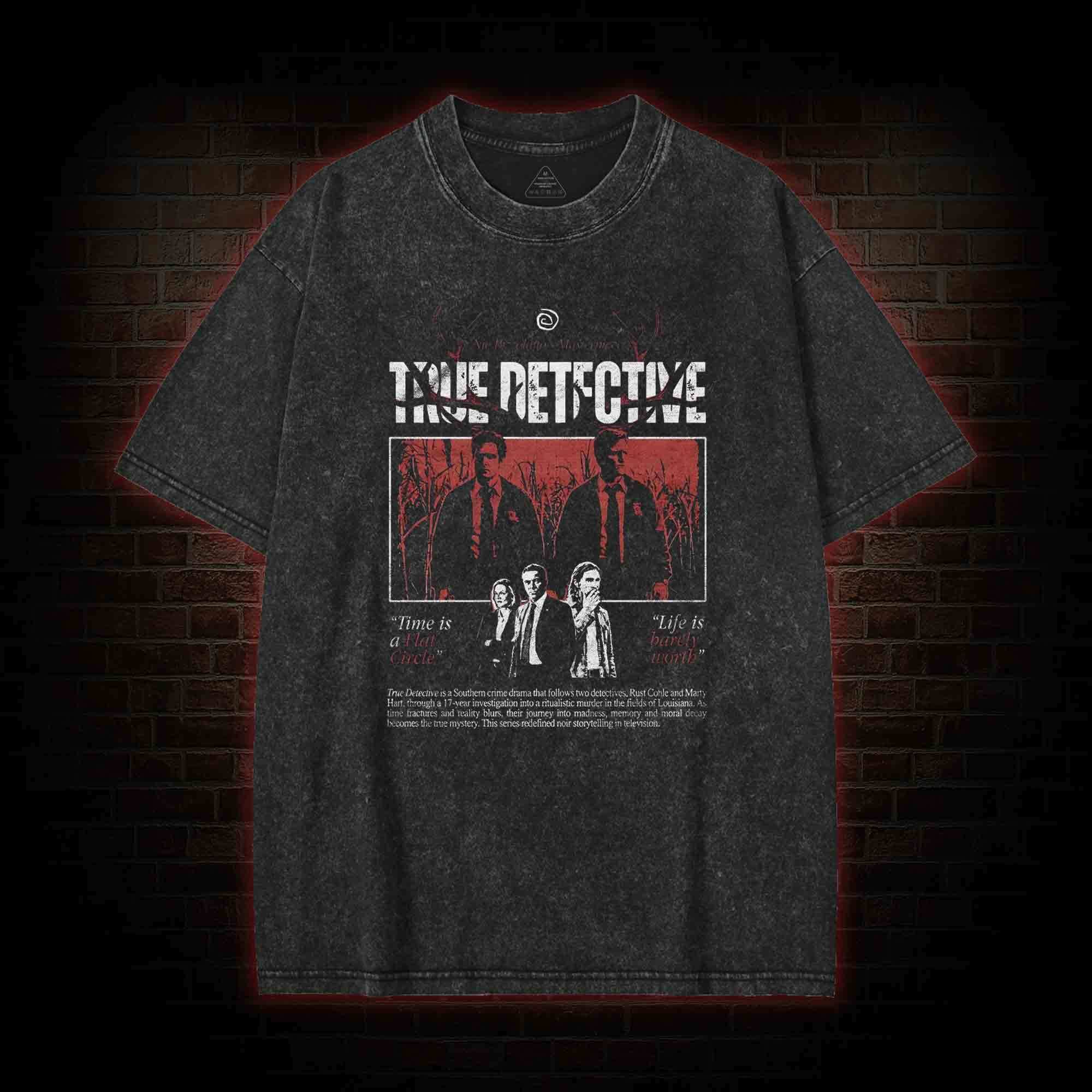 Time is a Flat Circle Washed T-shirt