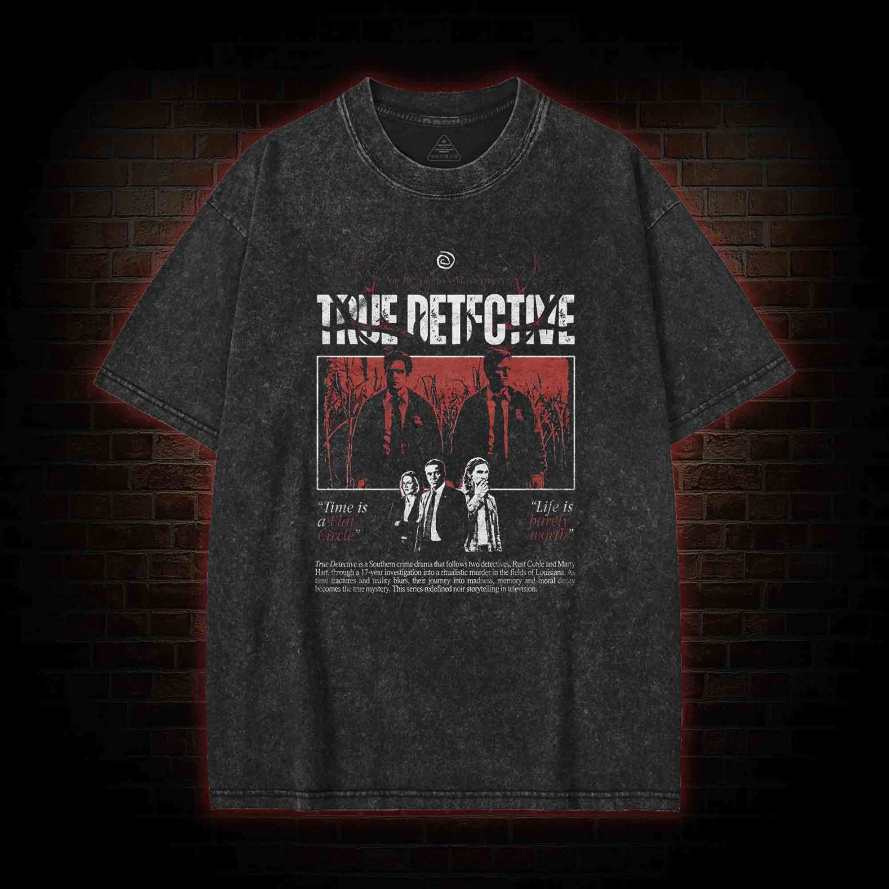 Time is a Flat Circle Washed T-shirt