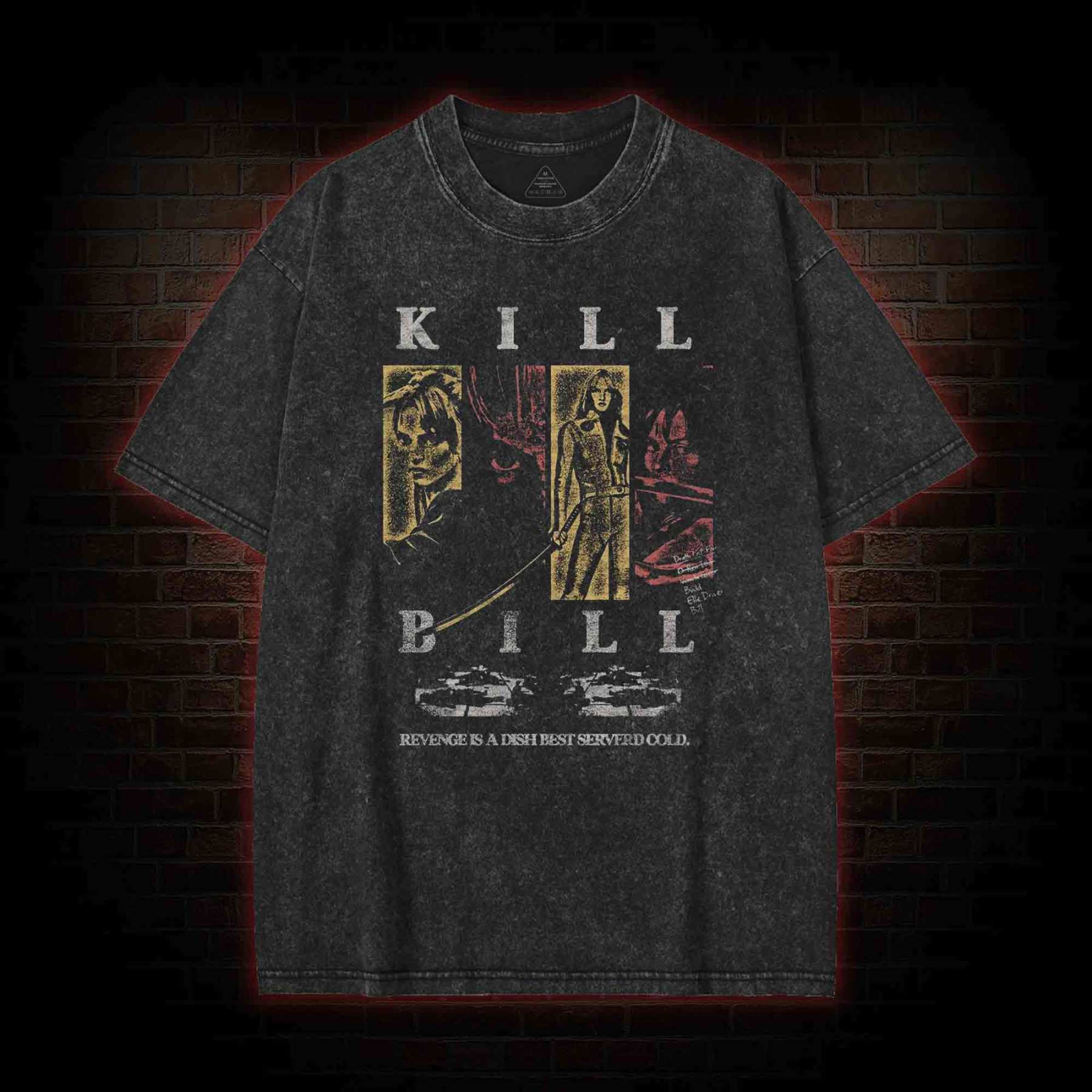 Revenge is a Dish Best Served Cold Washed T-shirt