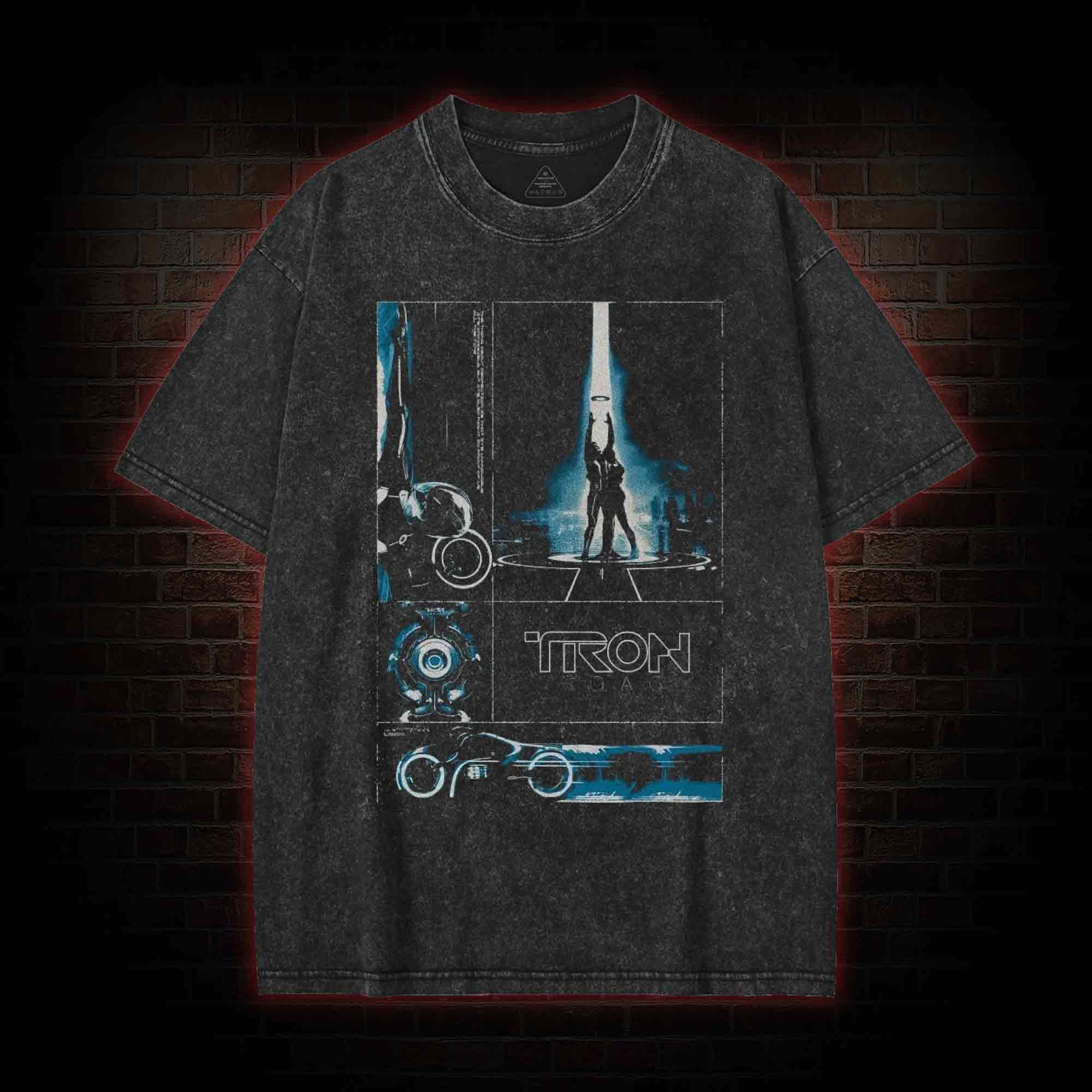 The Grid A Digital Frontier Washed T-shirt