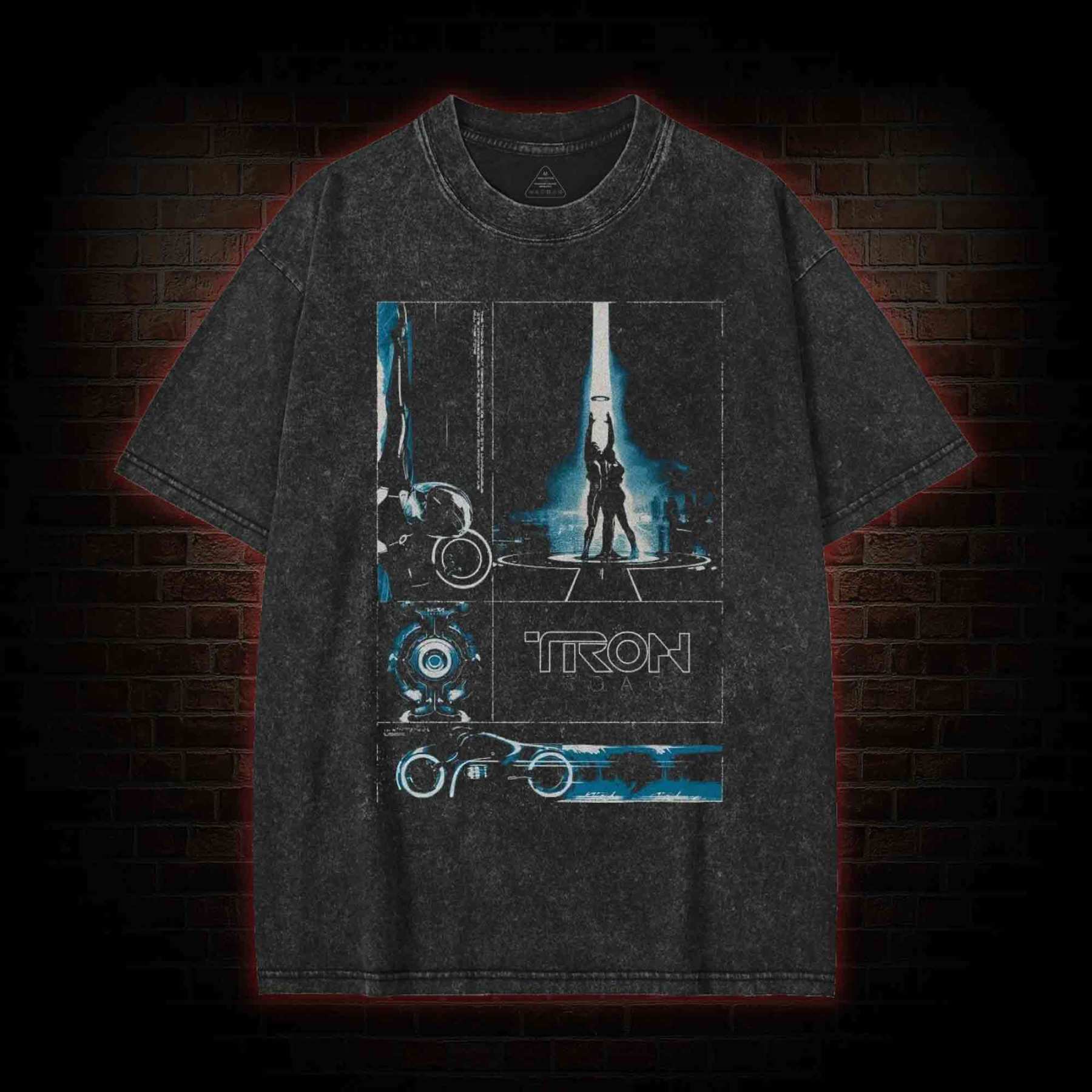 The Grid A Digital Frontier Washed T-shirt